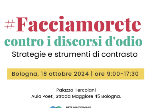 #Facciamorete contro i discorsi d’odio: il convegno internazionale a Bologna