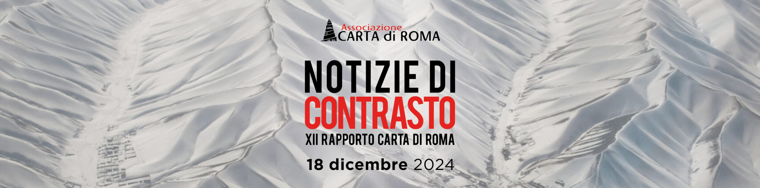 Save the date: 18 dicembre presentazione nuovo rapporto Carta di Roma